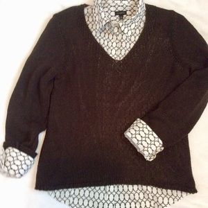 Sweater & blouse